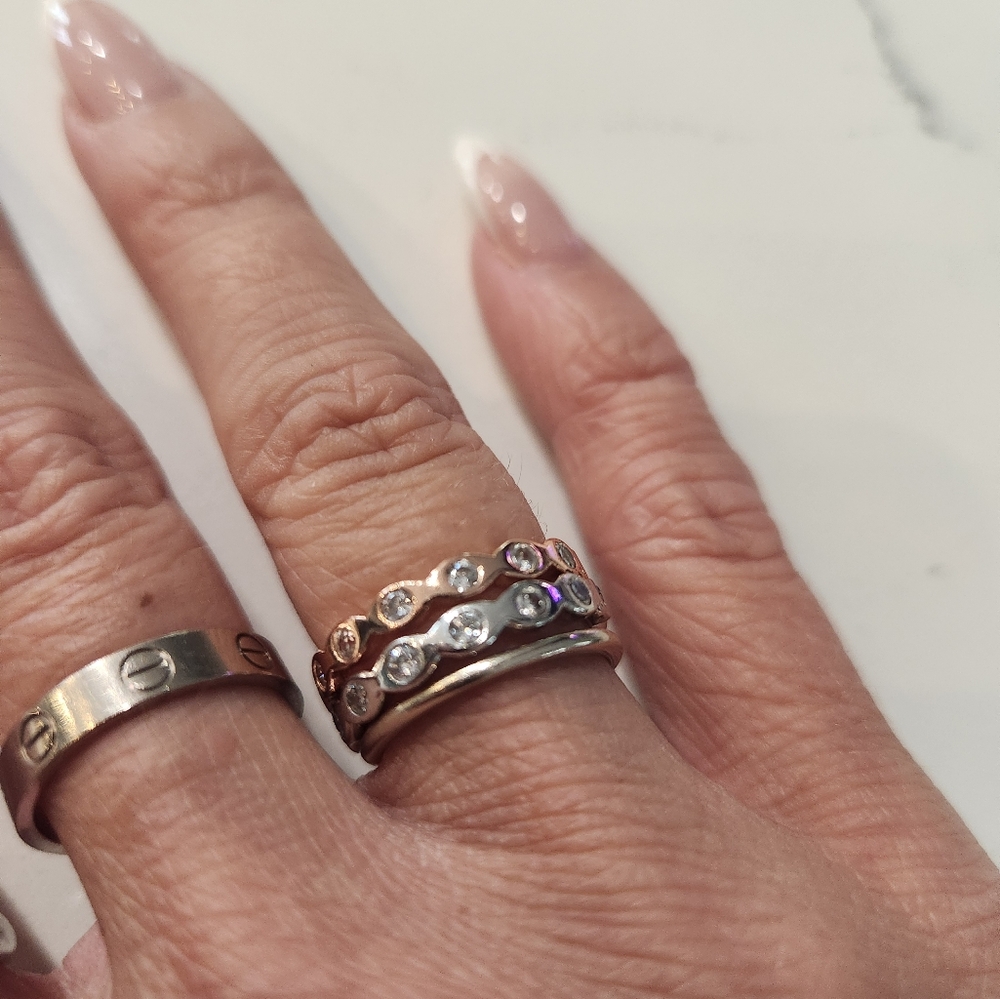 Melinda Maria Silver Teeny Pod Ring